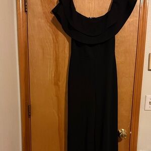 Fashion Nova Black Off-Shoulder Jumpsuit